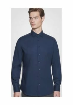 Rabatt 😉 Seidensticker Businesshemd, Slim Fit, Kentkragen, Für Herren 19 19 DUNKELBLAU 🤩