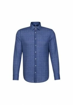 Besorgen ???? Seidensticker Leinenhemd Shaped Mittelblau ????