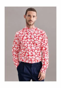 Bester Verkauf ???? Seidensticker Business Hemd Regular Rot ????