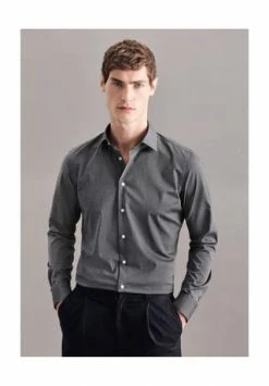 Schlussverkauf 😀 Seidensticker Business Hemd X-Slim Grau 💯