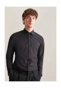 Auslauf ???? Seidensticker Business Hemd X-Slim Schwarz ????