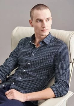 Aktion ???? Seidensticker Jerseyhemd X-Slim Dunkelblau ⭐ -NIKE store unnamed file 1511