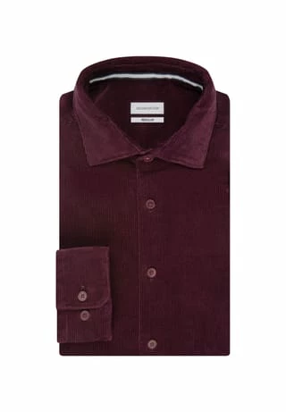 Freizeithemd, Cord, Langarm, uni, für Herren Brandneu ???? Seidensticker Freizeithemd, Cord, Langarm, Uni, Für Herren Dark Red ❤️ -NIKE store unnamed file 1553