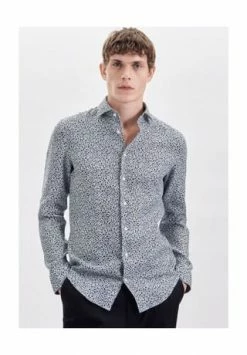 Bester Verkauf ???? Seidensticker Business Hemd Slim Dunkelblau ????