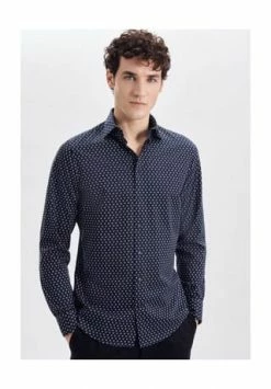 Brandneu 💯 Seidensticker Performancehemd Slim Dunkelblau ✨