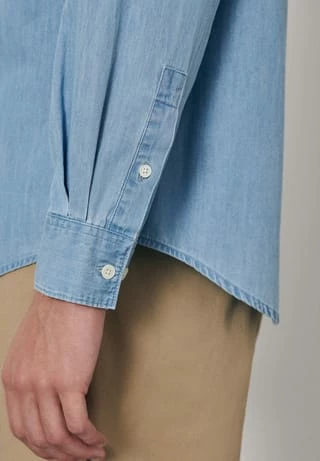 Denimhemd Studio Aktion ✔️ Seidensticker Denimhemd Studio Hellblau ✨ -NIKE store unnamed file 1746