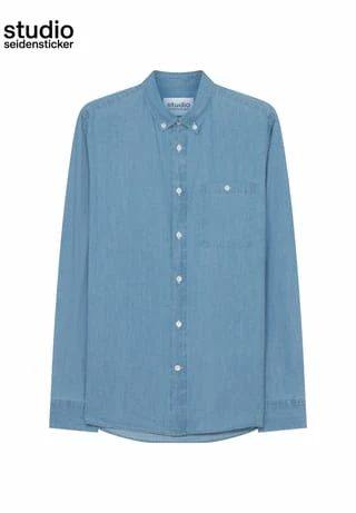 Denimhemd Studio Aktion ✔️ Seidensticker Denimhemd Studio Hellblau ✨ -NIKE store unnamed file 1747