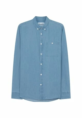 Denimhemd Studio Aktion ✔️ Seidensticker Denimhemd Studio Hellblau ✨ -NIKE store unnamed file 1749