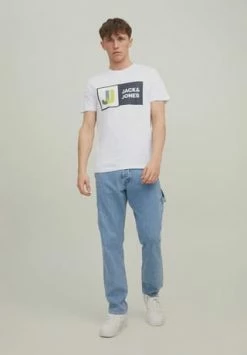 Beste Bewertungen von ???? ORIGINALS By JACK & JONES T-Shirt, Print, Rundhals-Ausschnitt, Für Herren 178074 WHITE ???? -NIKE store unnamed file 177