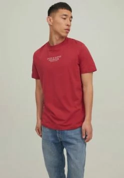 Blitzangebot ???? ORIGINALS By JACK & JONES T-Shirt, Print, Rundhals-Ausschnitt, Für Herren 177191 GARNET ???? -NIKE store unnamed file 181