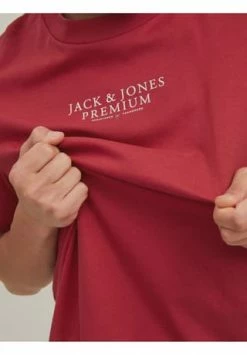 Blitzangebot ???? ORIGINALS By JACK & JONES T-Shirt, Print, Rundhals-Ausschnitt, Für Herren 177191 GARNET ???? -NIKE store unnamed file 184