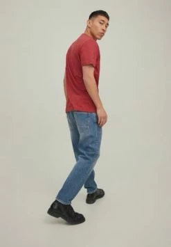 Blitzangebot ???? ORIGINALS By JACK & JONES T-Shirt, Print, Rundhals-Ausschnitt, Für Herren 177191 GARNET ???? -NIKE store unnamed file 186