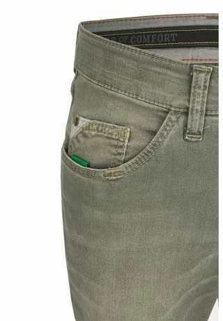 Brandneu 💯 CLUB OF COMFORT Bequeme 👖 Jeans HENRY 6516 Mit HIGH-Stretch Grün 172 🥰 – Bild 4