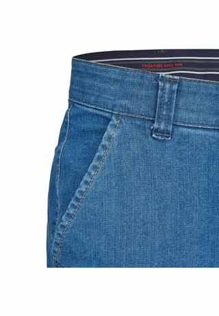 Budget ❤️ CLUB OF COMFORT 👖 Jeans, Slim-Fit, Waschung, Uni, Für Herren Blau 😍 – Bild 5