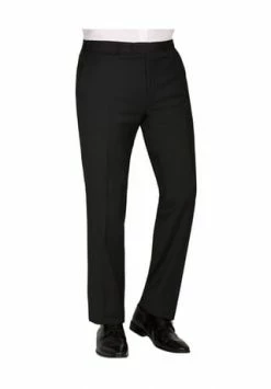Top 10 ???? CARL GROSS Anzughose, Knitterresistent, Uni, Für Herren Schwarz ????