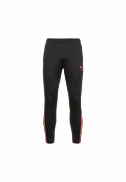 Brandneu ???? PUMA® TeamLIGA Trainingshose Herren Schwarz/ Rot ????