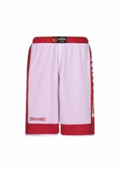 Brandneu ???? SPALDING Reversible ???? Basketballshorts Herren Rot/ Weiß ????