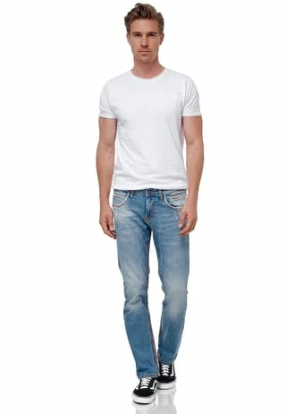 Jeans in modischer Used-Optik Coupon ???? RUSTY NEAL ???? Jeans In Modischer Used-Optik Blau ???? -NIKE store unnamed file 2528