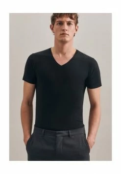 Brandneu 😉 Seidensticker T-Shirt Schwarze Rose Schwarz 🔥