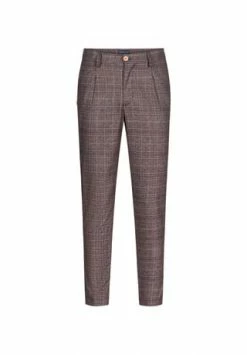 Am billigsten ✔️ COLOURS & SONS Chinohose Cropped Red Check 🔥