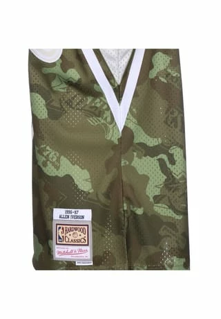 Aktion ⭐ Mitchell & Ness NBA Philadelphia 76ers Swingman Allen Iverson Trikot Herren Grün/ Weiß ⌛ – Bild 4