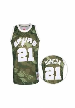 Top 10 🌟 Mitchell & Ness NBA San Antonio Spurs Swingman Tim Duncan Trikot Herren Grün/ Weiß 🛒