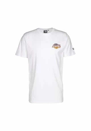 NBA Los Angeles Lakers Body Water Print T-Shirt Herren Brandneu ???? New Era NBA Los Angeles Lakers Body Water Print T-Shirt Herren Weiß/ Bunt ???? -NIKE store unnamed file 328