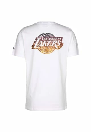 NBA Los Angeles Lakers Body Water Print T-Shirt Herren Brandneu ???? New Era NBA Los Angeles Lakers Body Water Print T-Shirt Herren Weiß/ Bunt ???? -NIKE store unnamed file 329