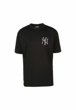 Bestpreis 😀 New Era MLB New York Yankees Oversized Infill T-Shirt Herren Schwarz/ Weiß 🎁