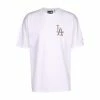 Großhandel ???? New Era MLB LA Dodgers Oversized Infill T-Shirt Herren Weiß/ Schwarz ⌛