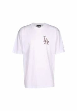 Großhandel ???? New Era MLB LA Dodgers Oversized Infill T-Shirt Herren Weiß/ Schwarz ⌛