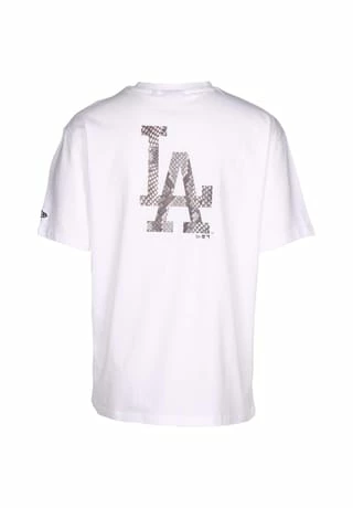 MLB LA Dodgers Oversized Infill T-Shirt Herren Großhandel ???? New Era MLB LA Dodgers Oversized Infill T-Shirt Herren Weiß/ Schwarz ⌛ -NIKE store unnamed file 340