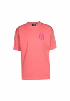 Großhandel ❤️ New Era MLB New York Yankees Essential Oversized T-Shirt Herren Altrosa/ Rot ✨