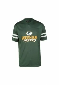Budget ???? New Era NFL Green Bay Packers Script Mesh T-Shirt Herren Grün/ Weiß ????