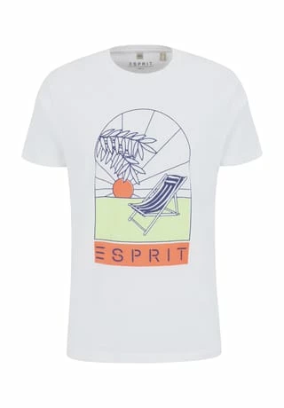 T-Shirt, Rundhals, Logo-Print, für Herren Angebote ???? ESPRIT T-Shirt, Rundhals, Logo-Print, Für Herren E100 WHITE ???? -NIKE store unnamed file 434