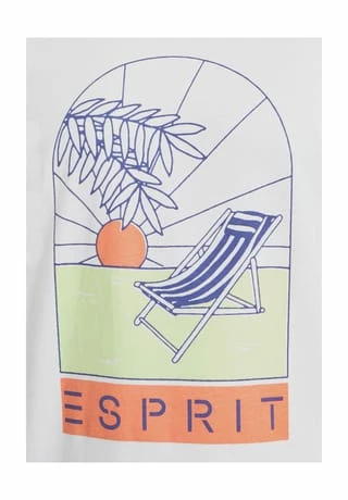 T-Shirt, Rundhals, Logo-Print, für Herren Angebote ???? ESPRIT T-Shirt, Rundhals, Logo-Print, Für Herren E100 WHITE ???? -NIKE store unnamed file 440