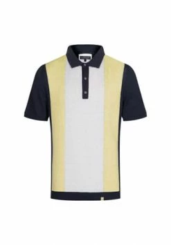 Am billigsten 😍 COLOURS & SONS Poloshirt Vertikale Streifen Dunkelblau/ Gelb 🧨