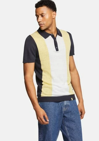 Poloshirt Vertikale Streifen Am billigsten ???? COLOURS & SONS Poloshirt Vertikale Streifen Dunkelblau/ Gelb ???? -NIKE store unnamed file 465