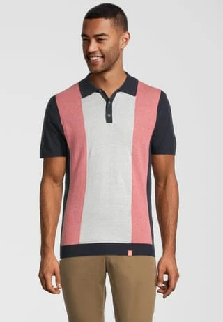 Poloshirt Vertikale Streifen Schlussverkauf ???? COLOURS & SONS Poloshirt Vertikale Streifen Rot/ Dunkelblau ???? -NIKE store unnamed file 469