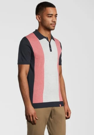 Poloshirt Vertikale Streifen Schlussverkauf ???? COLOURS & SONS Poloshirt Vertikale Streifen Rot/ Dunkelblau ???? -NIKE store unnamed file 470