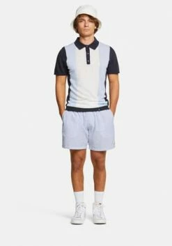 Bestpreis ⭐ COLOURS & SONS Poloshirt Vertikale Streifen Hellblau/ Dunkelblau ???? -NIKE store unnamed file 477