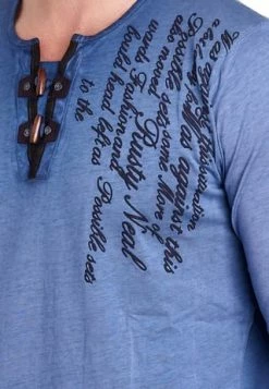 Angebote ❤️ RUSTY NEAL Langarmshirt In Ausgefallenem Design Indigo ⭐ -NIKE store unnamed file 580