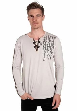 Langarmshirt in ausgefallenem Design Schlussverkauf ✨ RUSTY NEAL Langarmshirt In Ausgefallenem Design Beige ???? -NIKE store unnamed file 584