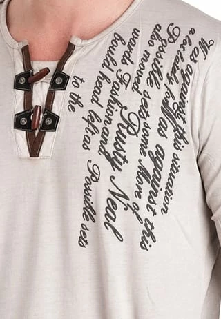 Langarmshirt in ausgefallenem Design Schlussverkauf ✨ RUSTY NEAL Langarmshirt In Ausgefallenem Design Beige ???? -NIKE store unnamed file 586