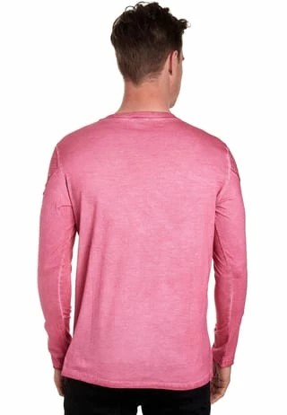 Bestpreis ❤️ RUSTY NEAL Langarmshirt In Used-Optik Rose ❤️ – Bild 3