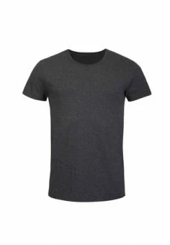 Angebote ✔️ Erlich Herren 👕 Shirt Mit Rundhalsausschnitt Paul Schwarz-Melange 🎉