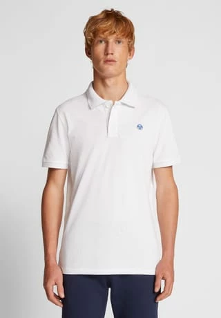 Polo Poloshirt mit Brustlogo Bestpreis ???? NORTH SAILS® Polo Poloshirt Mit Brustlogo Weiss ???? -NIKE store unnamed file 63