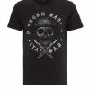 Neu ???? KING KEROSIN Print-Shirt Mit Skull Print Born Bad Stay Bad Schwarz ✨ -NIKE store unnamed file 634
