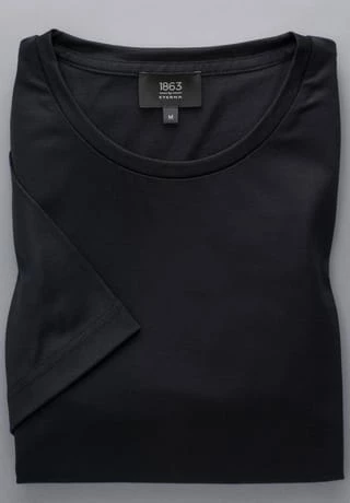 Angebote 😍 ETERNA Soft Tailoring Longsleeve-Shirt Schwarz ⌛ – Bild 5