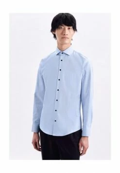 Bester Verkauf 💯 Seidensticker Business Hemd Slim Hellblau 😀